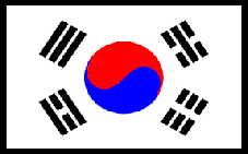 Corea Sud Flag